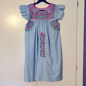 San Saba Flutter Sleeve Puebla Dress by Six Honeybees